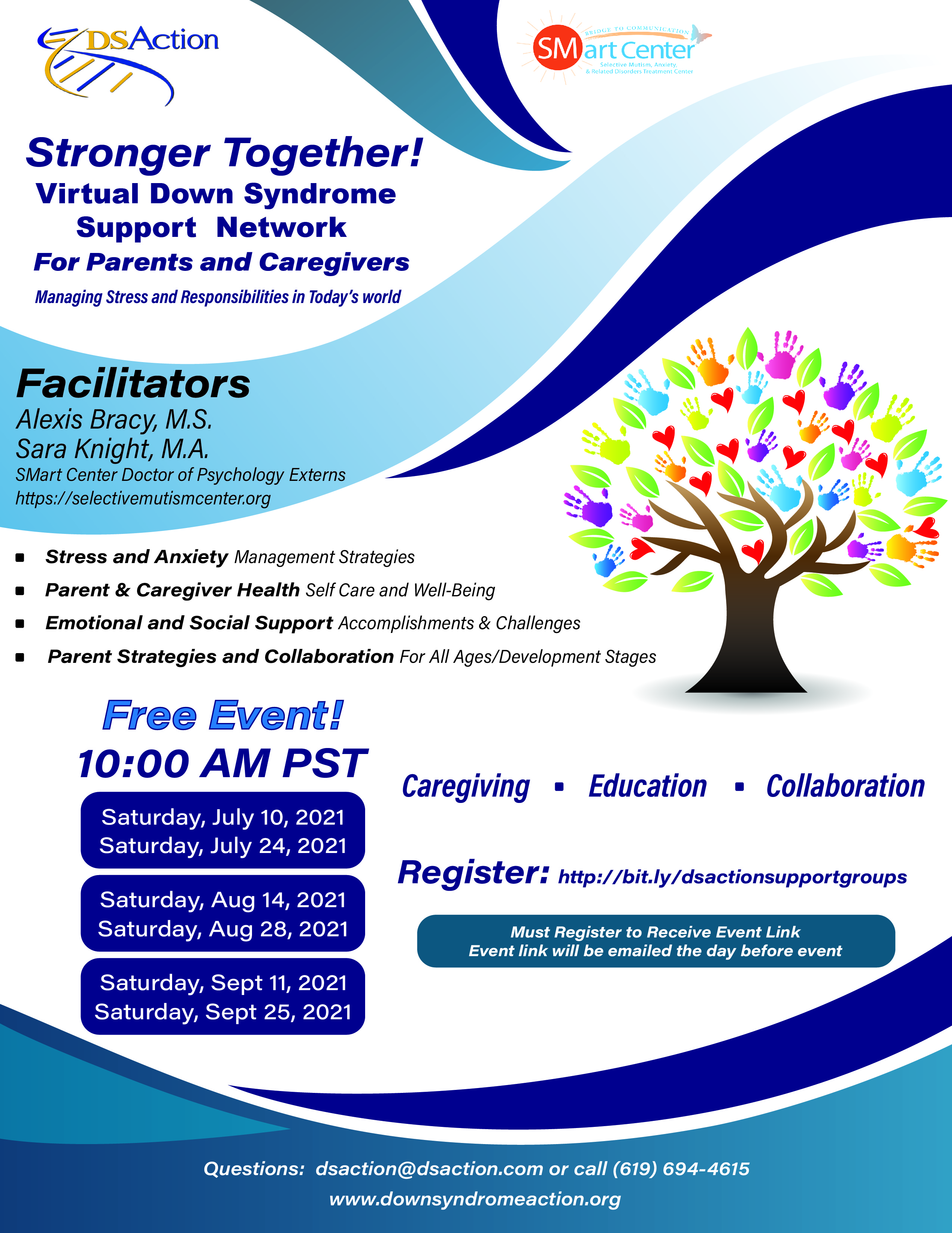 Parent Support Color Tree Flyer 2